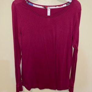Burgundy pj shirt